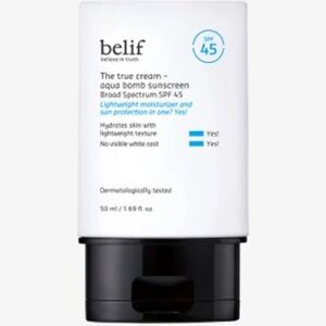 Belif Aqua bomb sunscreen